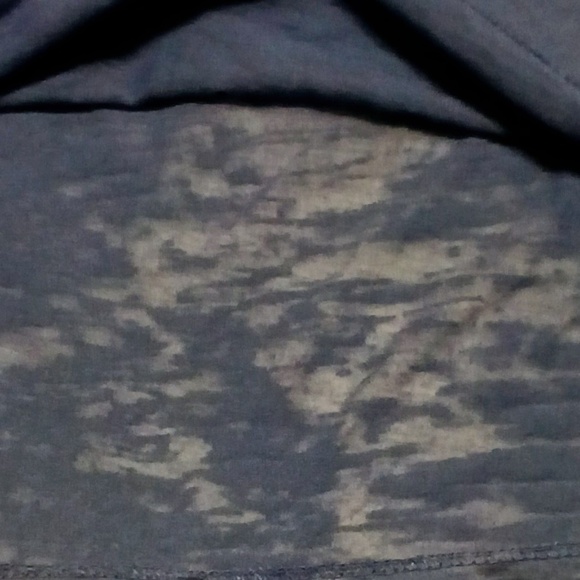 Alternative Apparel Premium Polo Shirt Men S Burned Out Light Blue Lightweight - Picture 4 of 4